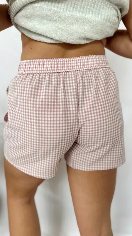 The Aspen Gingham Boxer Shorts